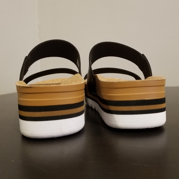 Reef Vista High Platform Sandals Slides Birkenstock Preppy Vaca Festival Boho 7 - Picture 3 of 9